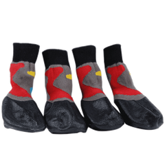 Black Water Proofing Dog Boots Pet Shoes Dogs Snow Booties