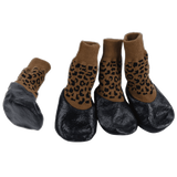 Black Water Proofing Dog Boots Pet Shoes Dogs Snow Booties