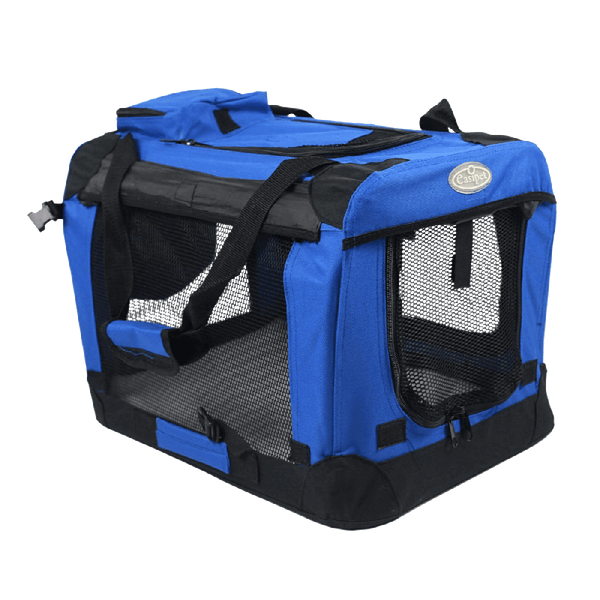 Easipet Fabric Pet Carrier, Medium, Blue