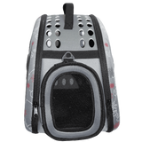 Petown Soft sided Pet Carrier pet Carriers Airline Approved with Foldable and Washable (Gray)