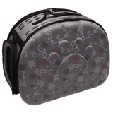 Petown Soft sided Pet Carrier pet Carriers Airline Approved with Foldable and Washable (Gray)