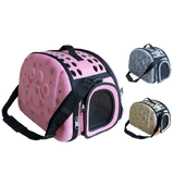 Petown Soft sided Pet Carrier pet Carriers Airline Approved with Foldable and Washable (Gray)