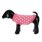 Silvercell Pets Puppy Dogs Clothes Jacket Little Heart Knit Sweater Coat Pink XL