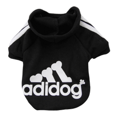 Zehui Pet Dog Cat Sweater Puppy T Shirt Warm Hoodies Coat Clothes Apparel Black S